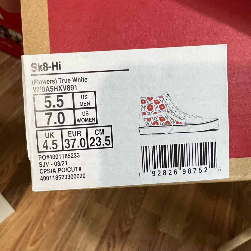 Vans Sk8-Hi Flowers!!! - Picture 9 of 12